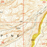 United States Geological Survey Reid Canyon, WY (1951, 24000-Scale) digital map