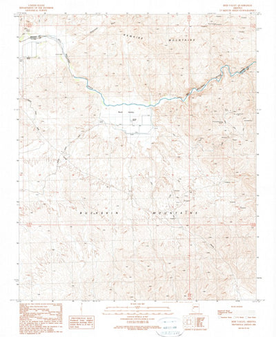 United States Geological Survey Reid Valley, AZ (1990, 24000-Scale) digital map