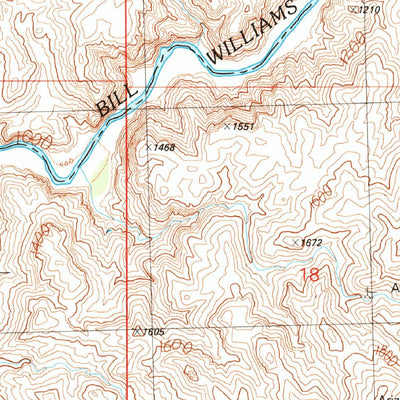 United States Geological Survey Reid Valley, AZ (1990, 24000-Scale) digital map