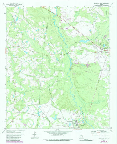 United States Geological Survey Reidsville West, GA (1970, 24000-Scale) digital map