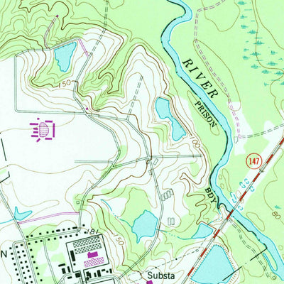 United States Geological Survey Reidsville West, GA (1970, 24000-Scale) digital map