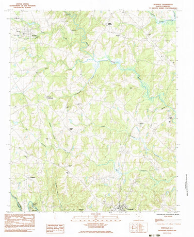 United States Geological Survey Reidville, SC (1983, 24000-Scale) digital map