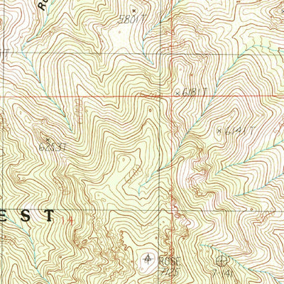 United States Geological Survey Reiley Peak, AZ (1985, 24000-Scale) digital map