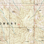 United States Geological Survey Reiley Peak, AZ (1996, 24000-Scale) digital map