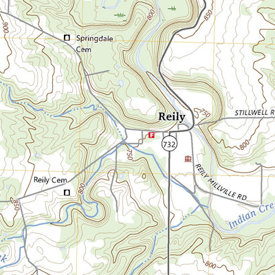 United States Geological Survey Reily, OH (2023, 24000-Scale) digital map