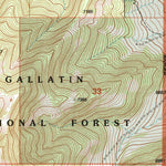 United States Geological Survey Rein Lake, MT (2000, 24000-Scale) digital map