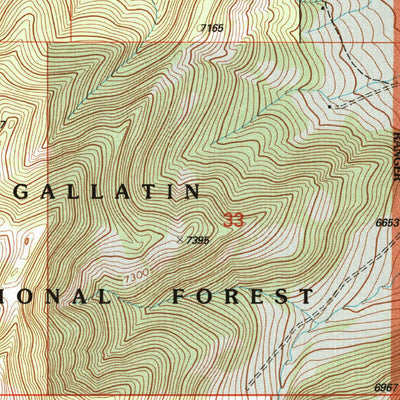 United States Geological Survey Rein Lake, MT (2000, 24000-Scale) digital map