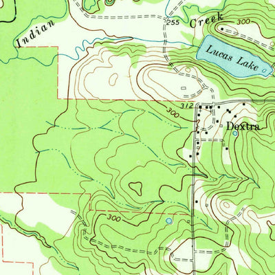 United States Geological Survey Reklaw, TX (1973, 24000-Scale) digital map
