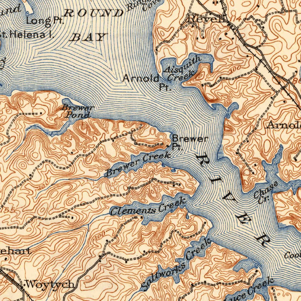 Relay, MD (1907, 62500-Scale) Map by United States Geological Survey ...