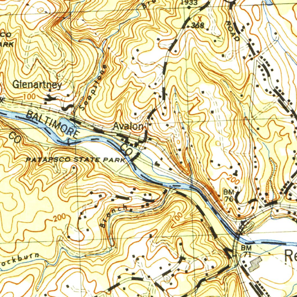 Relay, MD (1944, 31680-Scale) Map by United States Geological Survey ...