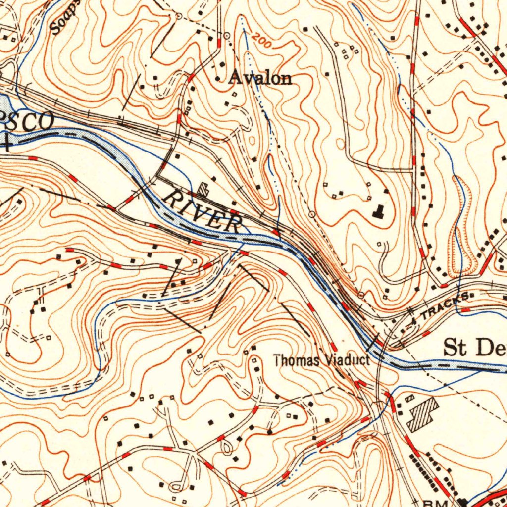 Relay, MD (1950, 24000-Scale) Map by United States Geological Survey ...