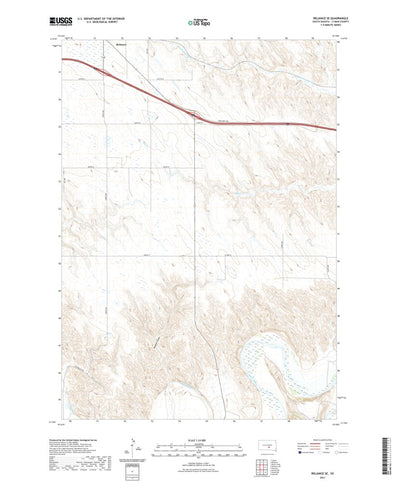 United States Geological Survey Reliance SE, SD (2021, 24000-Scale) digital map