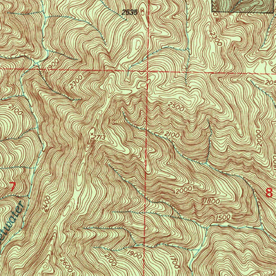 United States Geological Survey Reliz Canyon, CA (1995, 24000-Scale) digital map