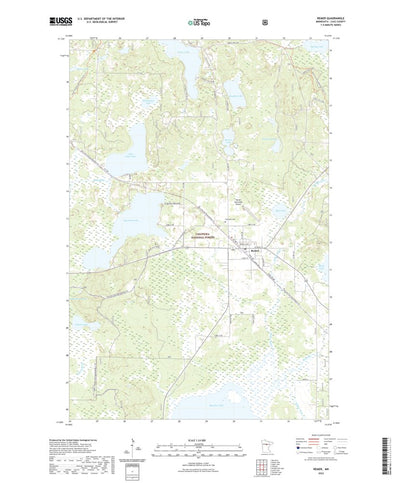 United States Geological Survey Remer, MN (2022, 24000-Scale) digital map