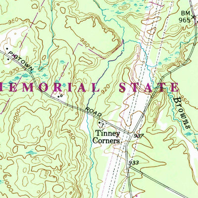 United States Geological Survey Remington Corners, NY (1951, 24000-Scale) digital map