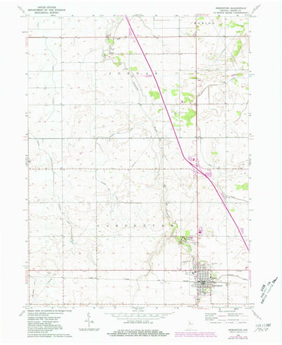 United States Geological Survey Remington, IN (1963, 24000-Scale) digital map