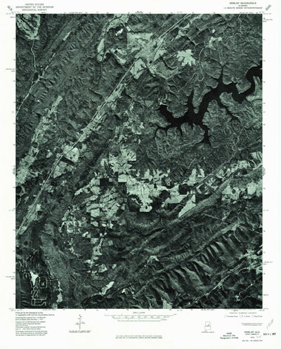 United States Geological Survey Remlap, AL (1975, 24000-Scale) digital map