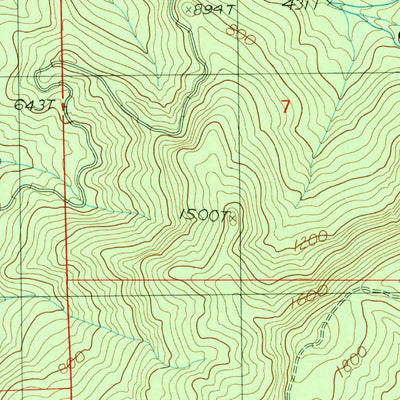United States Geological Survey Remote, OR (1990, 24000-Scale) digital map