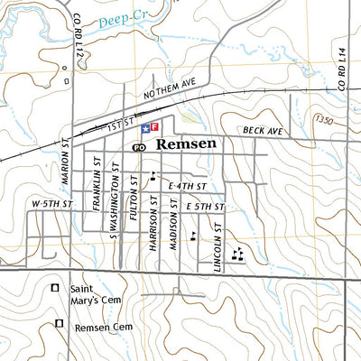 United States Geological Survey Remsen, IA (2018, 24000-Scale) digital map