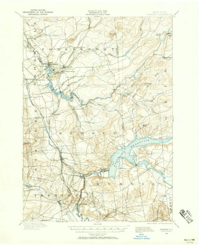 United States Geological Survey Remsen, NY (1897, 62500-Scale) digital map