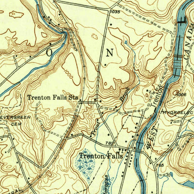 United States Geological Survey Remsen, NY (1946, 31680-Scale) digital map