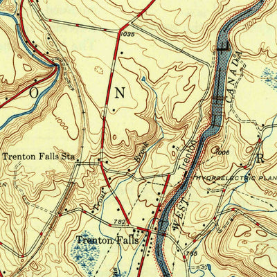United States Geological Survey Remsen, NY (1947, 31680-Scale) digital map