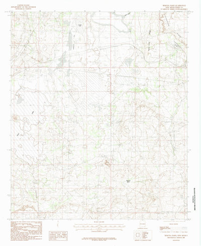 United States Geological Survey Remuda Basin, NM (1985, 24000-Scale) digital map