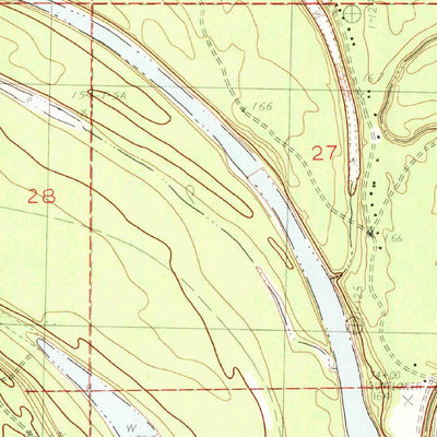 United States Geological Survey Rena Lara, MS-AR (1982, 24000-Scale) digital map