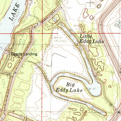 United States Geological Survey Rena Lara, MS-AR (1982, 24000-Scale) digital map