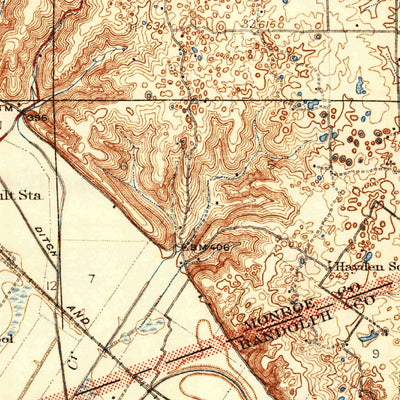 United States Geological Survey Renault, IL-MO (1915, 62500-Scale) digital map