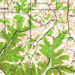 United States Geological Survey Renault, IL-MO (1940, 62500-Scale) digital map