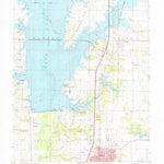 United States Geological Survey Rend Lake Dam, IL (1975, 24000-Scale) digital map