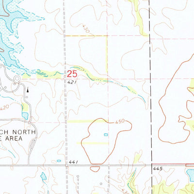 United States Geological Survey Rend Lake Dam, IL (1975, 24000-Scale) digital map