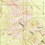 United States Geological Survey Rendevous Mountain, WA (1991, 24000-Scale) digital map