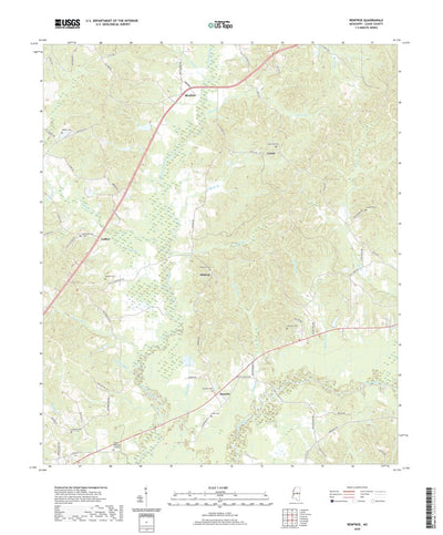 United States Geological Survey Renfroe, MS (2020, 24000-Scale) digital map