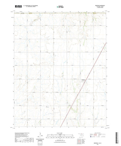 United States Geological Survey Renfrow, OK (2022, 24000-Scale) digital map