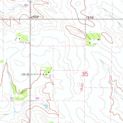 United States Geological Survey Renner, SD (1962, 24000-Scale) digital map