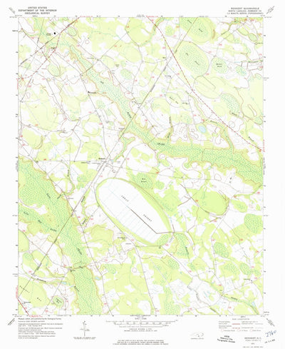 United States Geological Survey Rennert, NC (1972, 24000-Scale) digital map