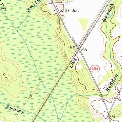 United States Geological Survey Rennert, NC (1972, 24000-Scale) digital map