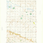 United States Geological Survey Rennie Lake, ND (1949, 24000-Scale) digital map