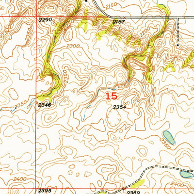 United States Geological Survey Rennie Lake, ND (1949, 24000-Scale) digital map