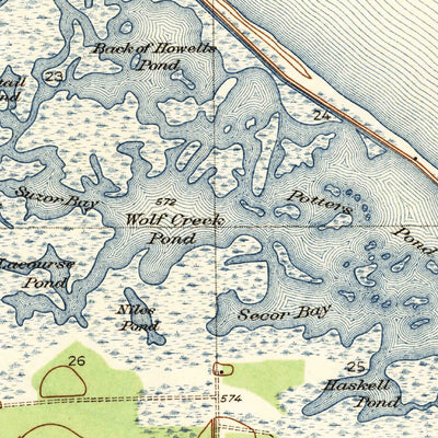 United States Geological Survey Reno Beach, OH (1938, 31680-Scale) digital map