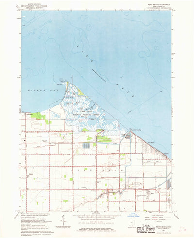 United States Geological Survey Reno Beach, OH (1967, 24000-Scale) digital map