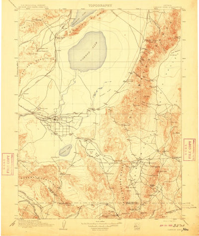 United States Geological Survey Reno E, NV (1910, 250000-Scale) digital map