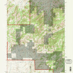 United States Geological Survey Reno Hill, WY (1992, 24000-Scale) digital map