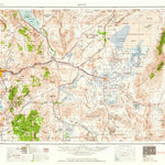 United States Geological Survey Reno, NV-CA (1960, 250000-Scale) digital map