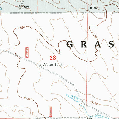 United States Geological Survey Reno Reservoir, CO (1997, 24000-Scale) digital map