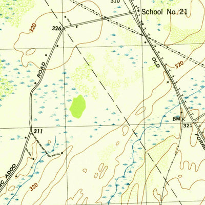 United States Geological Survey Rensselaer Falls, NY (1943, 31680-Scale) digital map