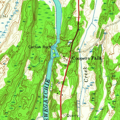 United States Geological Survey Rensselaer Falls, NY (1963, 24000-Scale) digital map