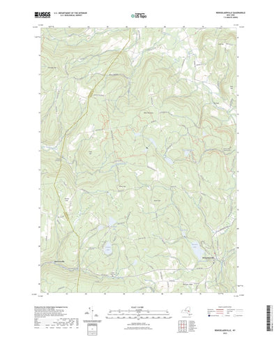 United States Geological Survey Rensselaerville, NY (2023, 24000-Scale) digital map